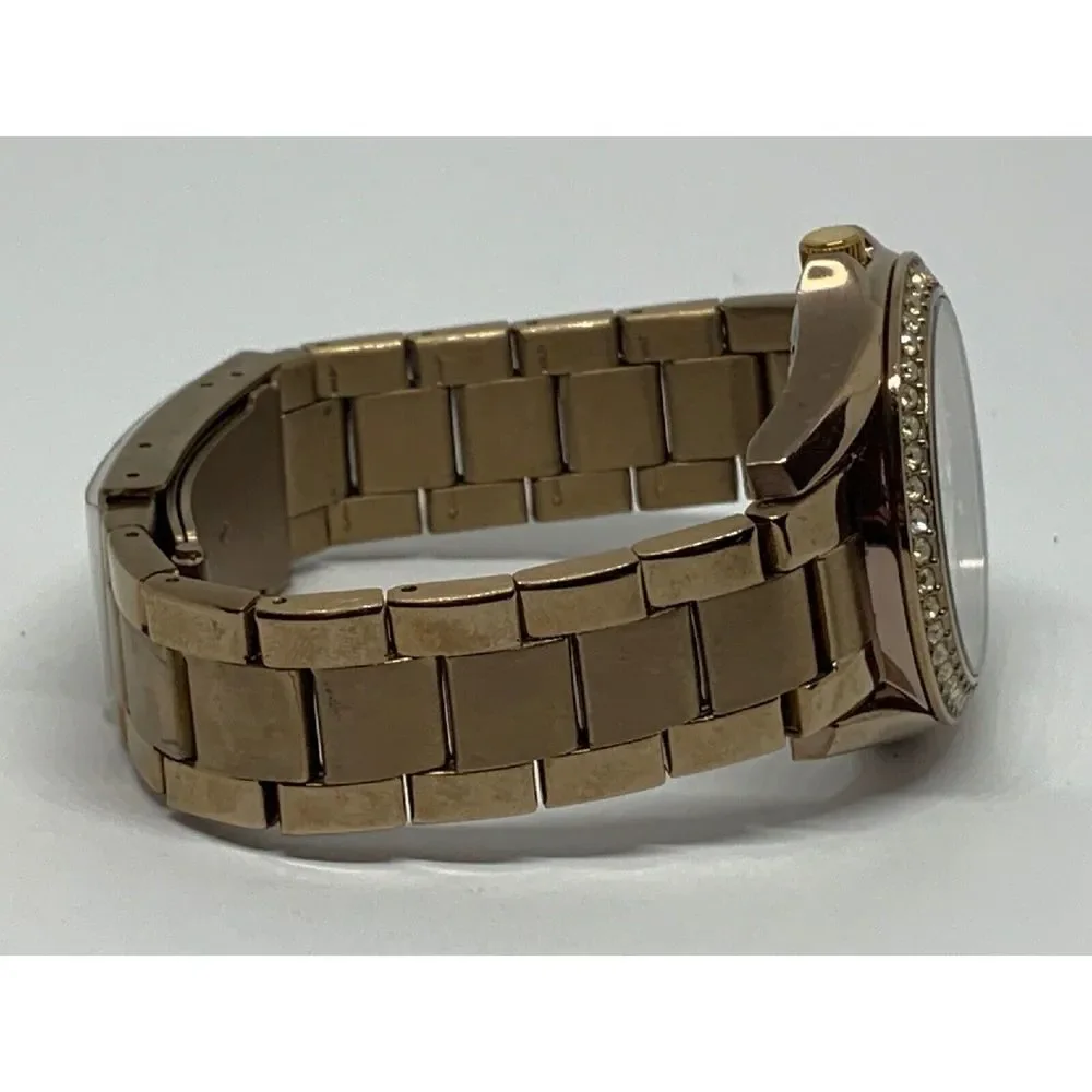 Fossil ES3887 Women's Gold Stainless Steel Analog Silver Dial Quartz Warch GE40
